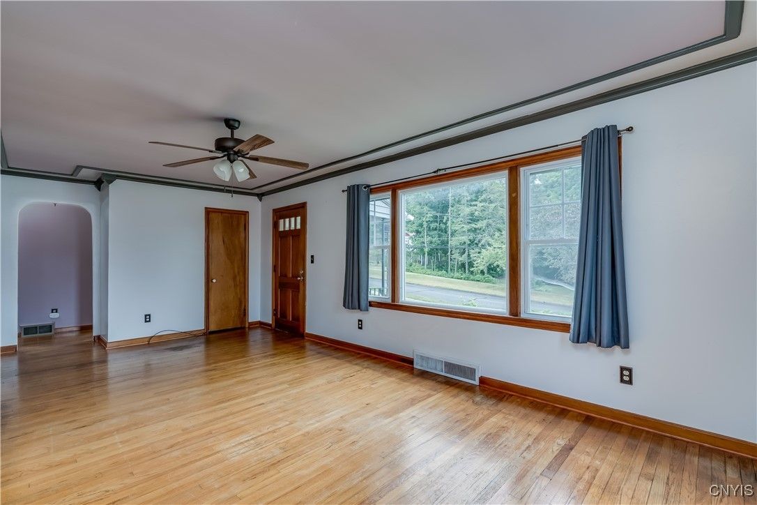 Empty room, Interior, Wood Texture Flooring