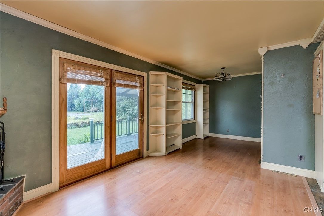 Empty room, Interior, Wood Texture Flooring