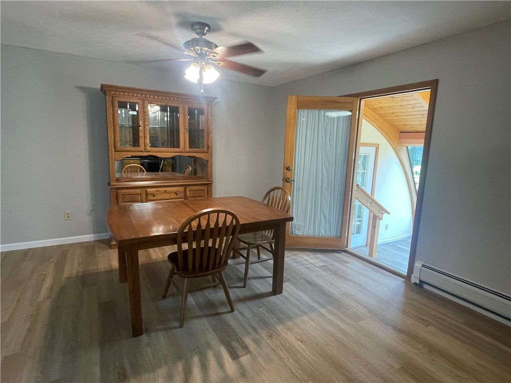 Dining room, Interior, Wood Texture Flooring