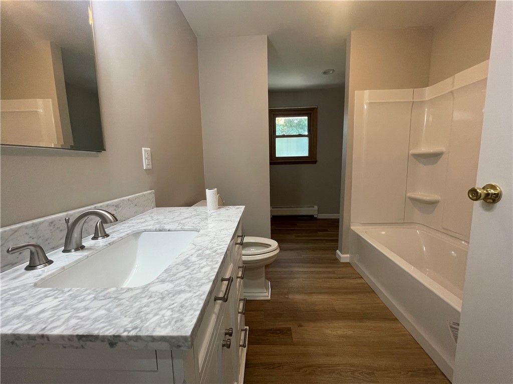 Bathroom, Interior, Wood Texture Flooring