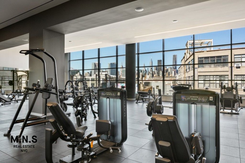 Fitness Equipment, Gym, Interior, Recessed Lighting