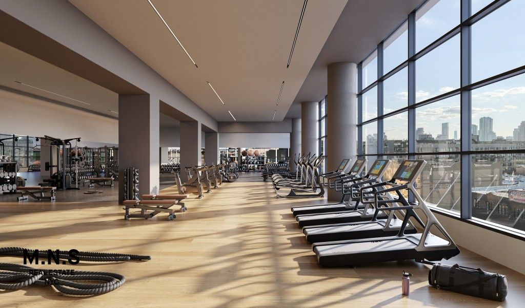 Fitness Equipment, Gym, Interior