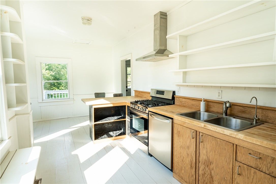 Interior, Kitchen, Wood Texture Flooring