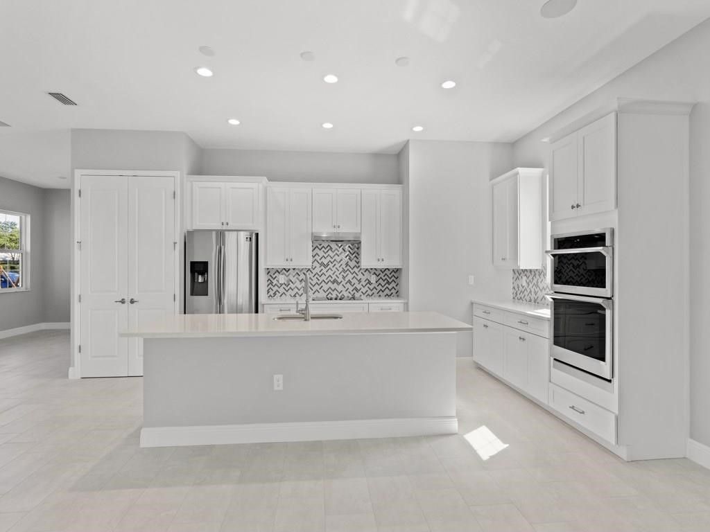 Interior, Kitchen, Recessed Lighting, Stainless Steel Appliances