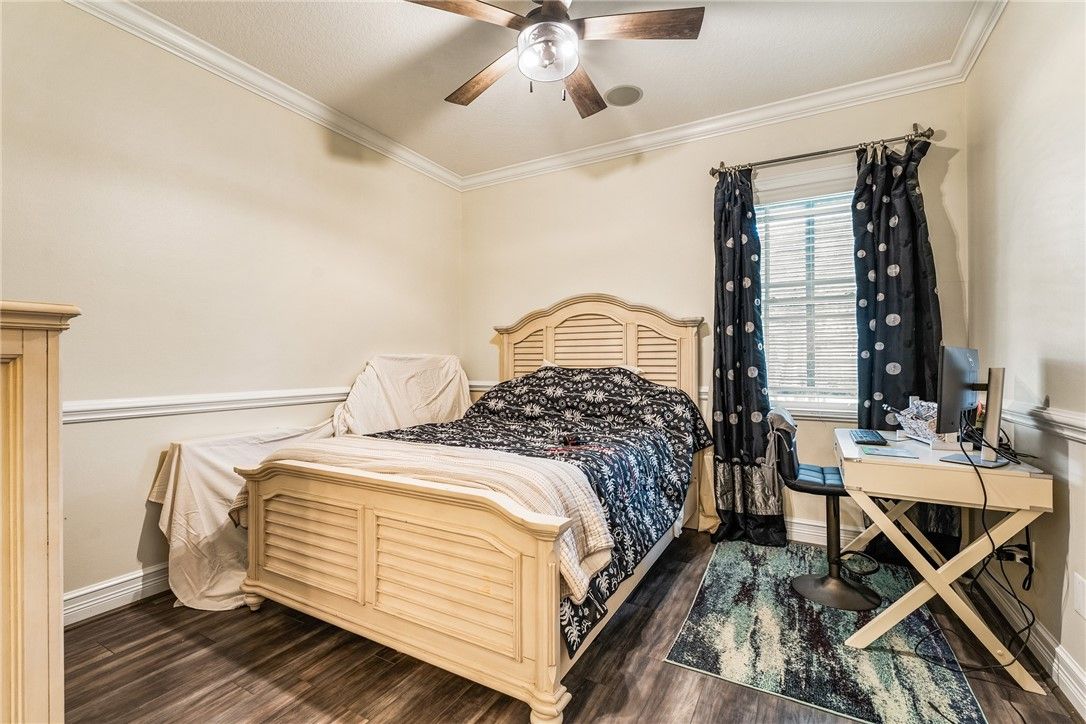 Bedroom, Home Office, Interior, Wood Texture Flooring