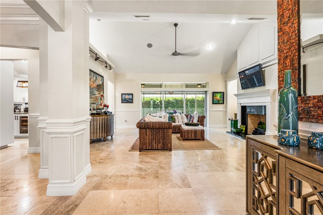 Fireplace, Interior, Recessed Lighting