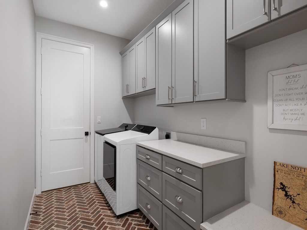 Interior, Recessed Lighting, Washer