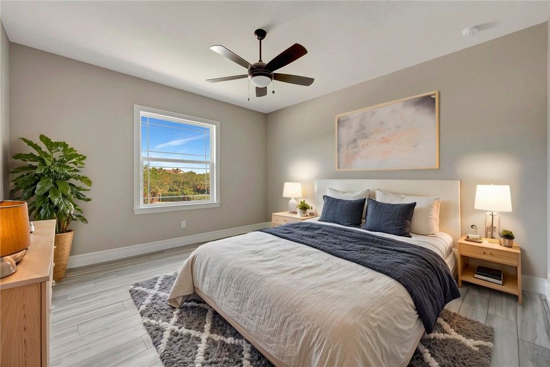 Bedroom, Interior, Wood Texture Flooring