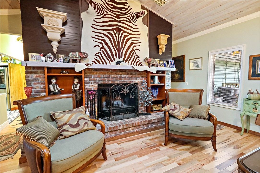 Fireplace, Interior, Wooden Ceilings, Wood Texture Flooring