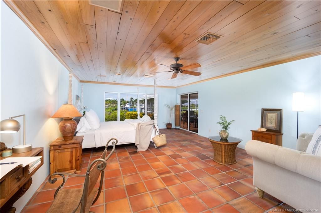Bedroom, Interior, Wooden Ceilings
