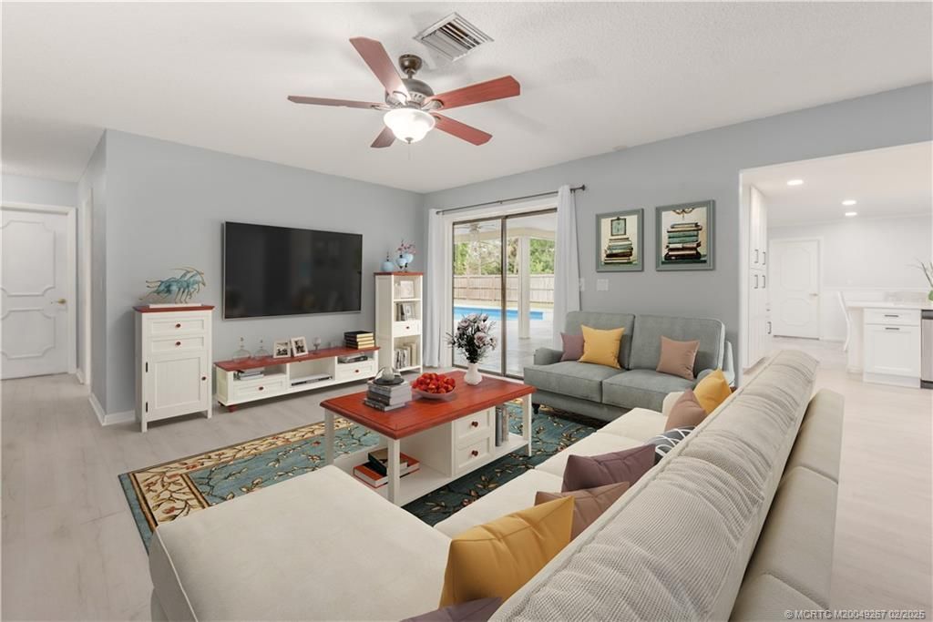 Interior, Kitchen, Living room, Recessed Lighting