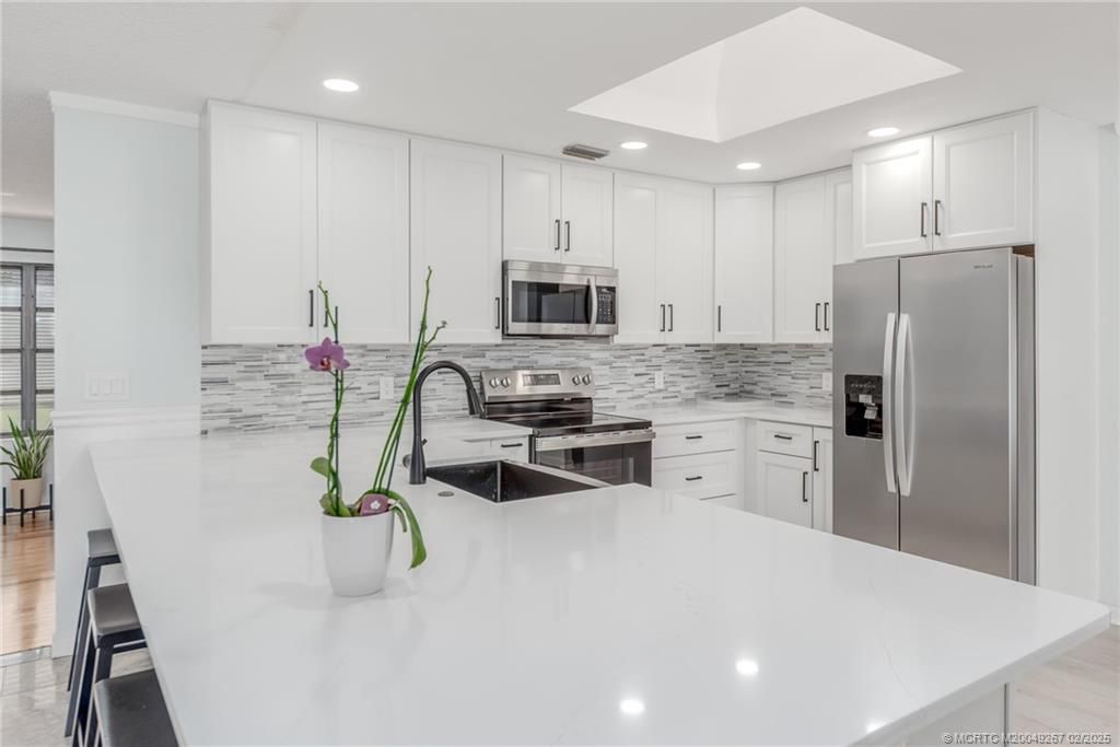 Interior, Kitchen, Recessed Lighting, Stainless Steel Appliances