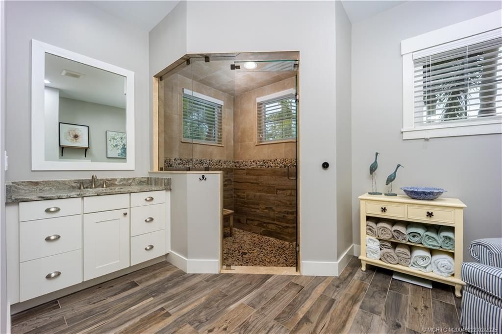Bathroom, Interior, Wood Texture Flooring