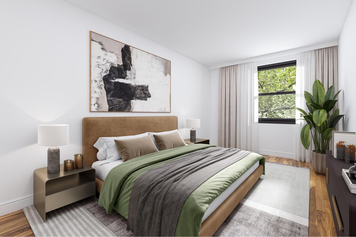 Bedroom, Interior, Wood Texture Flooring