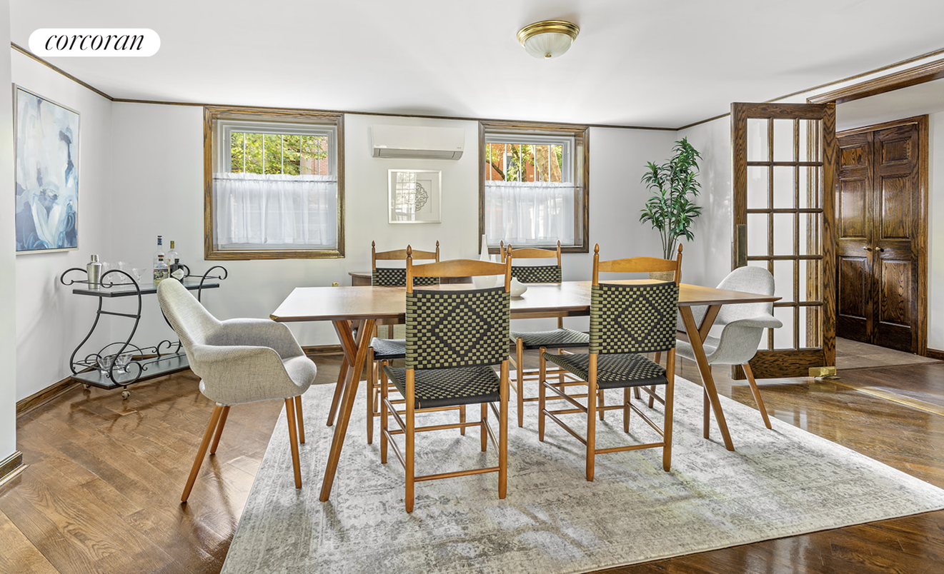 Dining room, Interior, Wood Texture Flooring