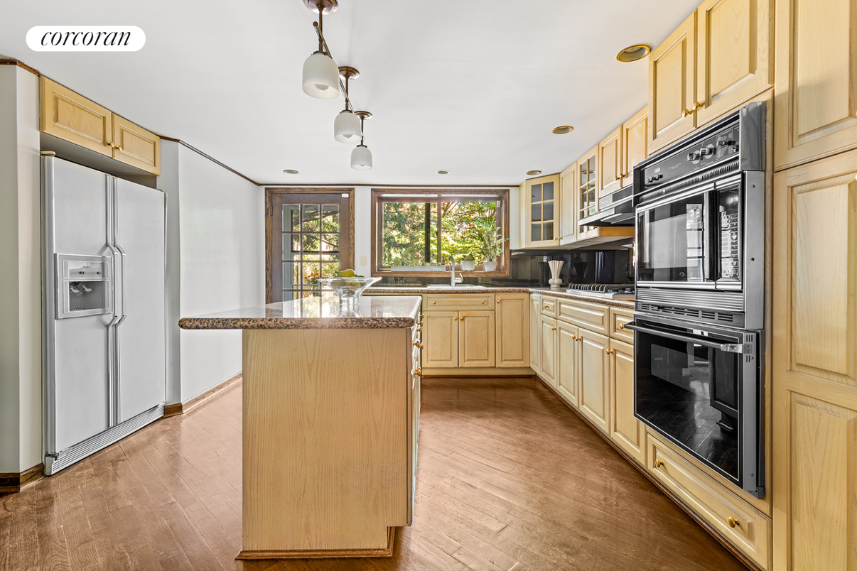 Interior, Kitchen, Wood Texture Flooring