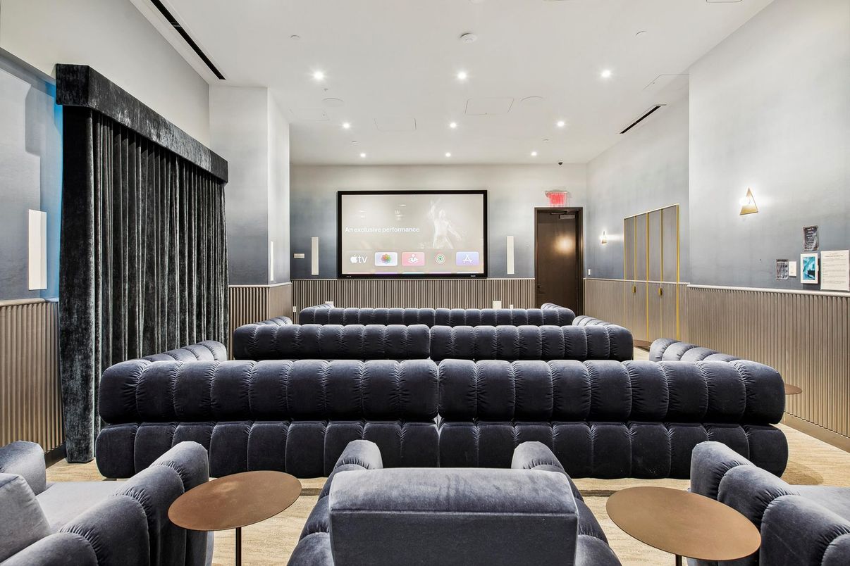 Home Theatre Room, Interior, Projection Screen, Recessed Lighting, Theatre Room