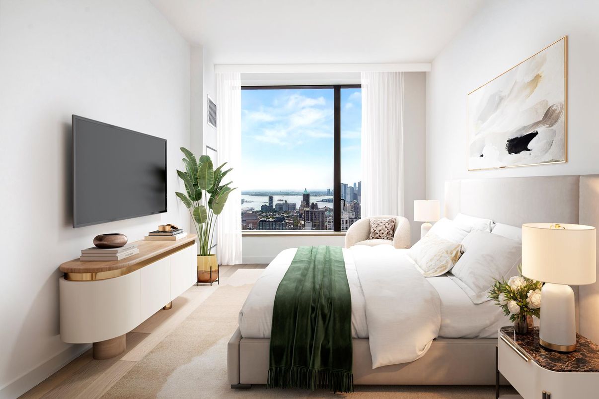 Bedroom, Interior, Water, Wood Texture Flooring