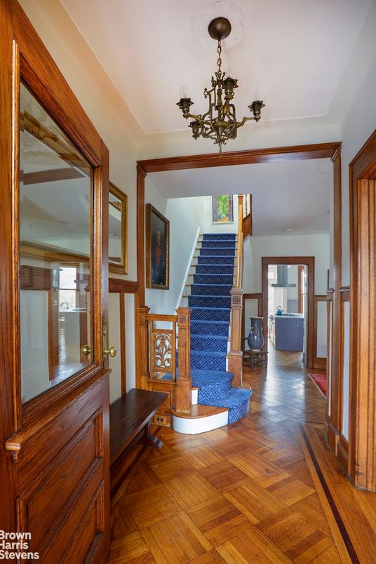 Chandelier, Interior, Wood Texture Flooring