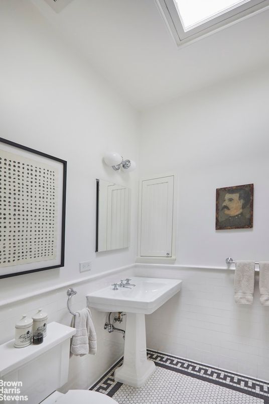 Bathroom, Interior, Wood Texture Flooring