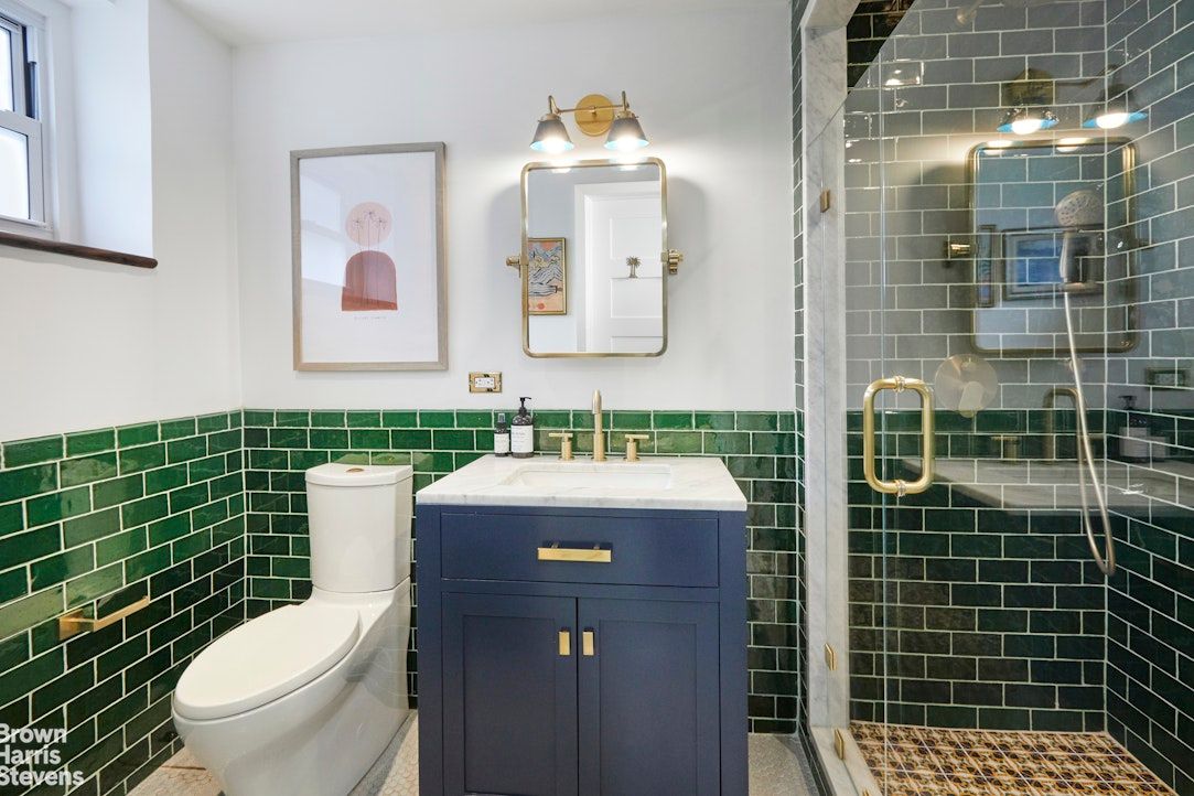 Bathroom, Glass Shower, Interior