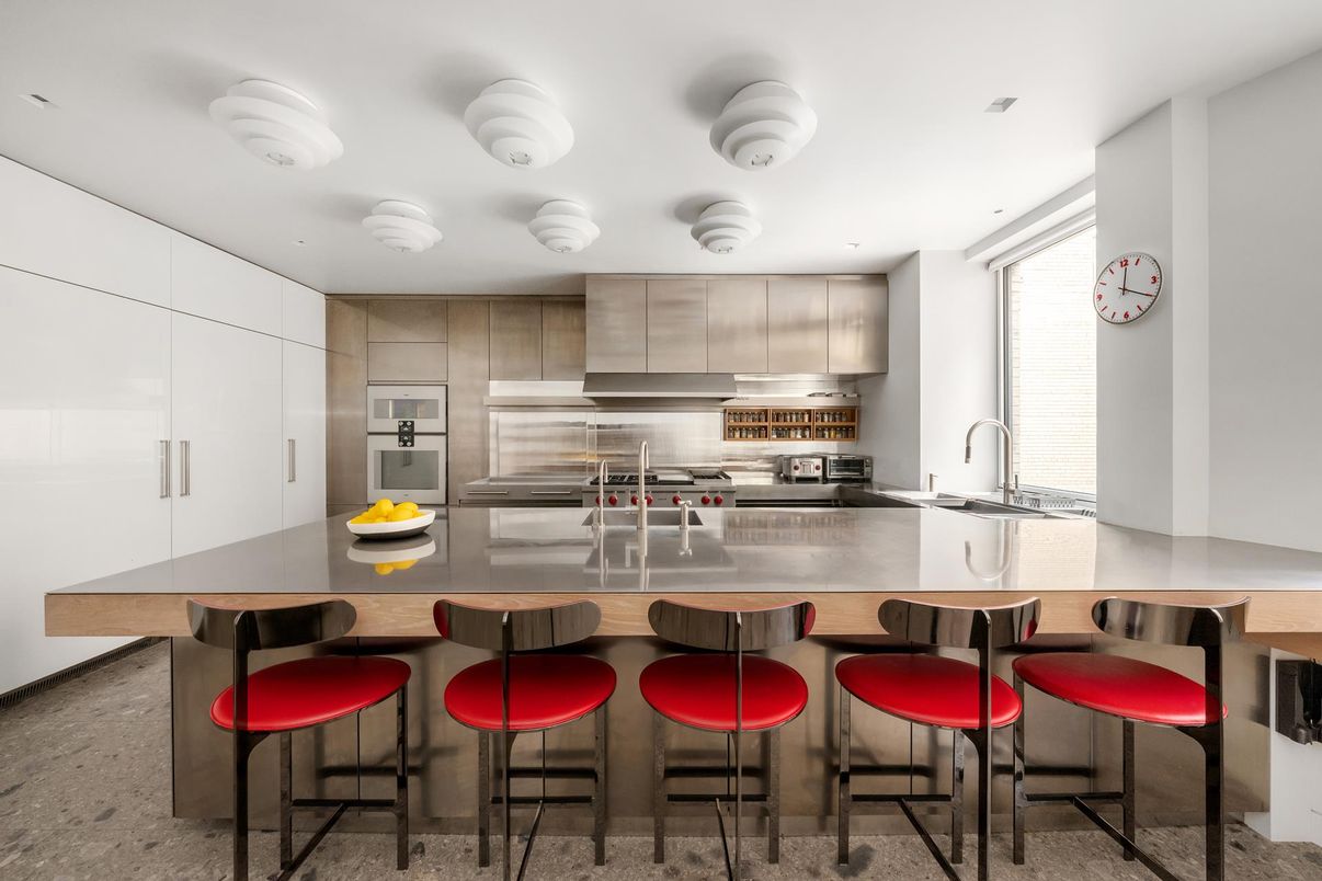 Interior, Kitchen, Recessed Lighting, Stainless Steel Appliances