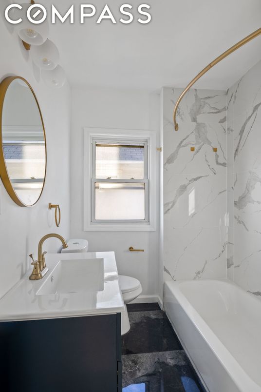 Bathroom, Interior, Marble Walls