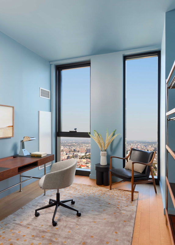 Home Office, Interior, Wood Texture Flooring