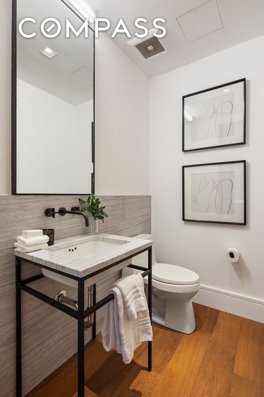 Bathroom, Interior, Wood Texture Flooring