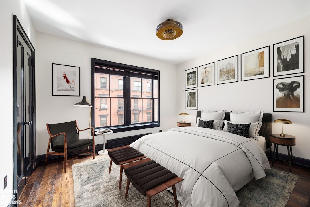 Bedroom, Interior, Wood Texture Flooring