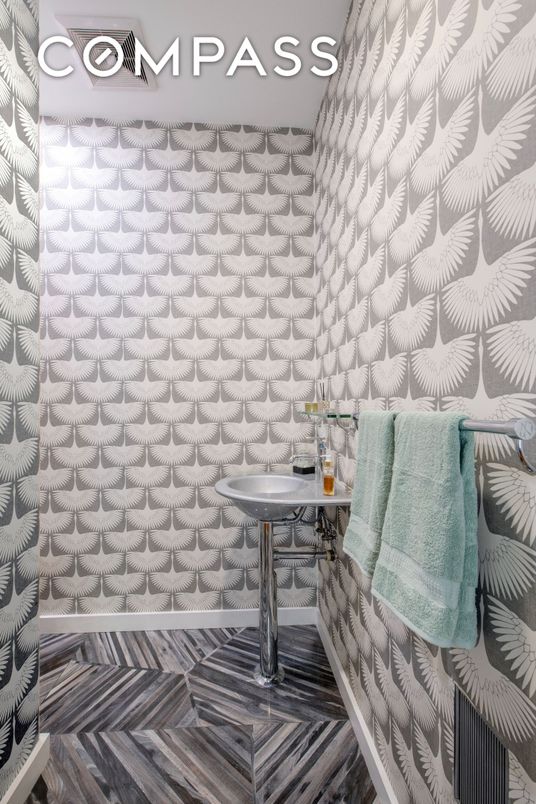 Bathroom, Interior, Wood Texture Flooring