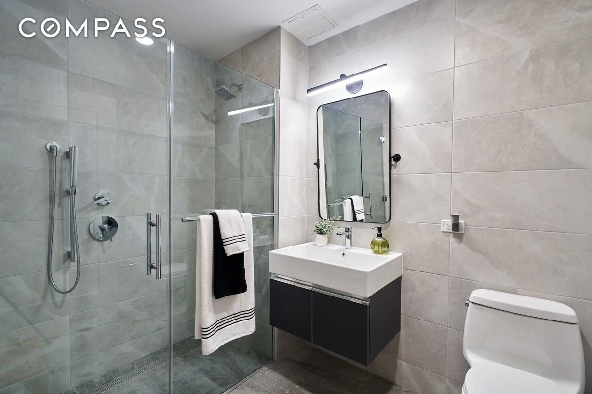 Bathroom, Glass Shower, Interior