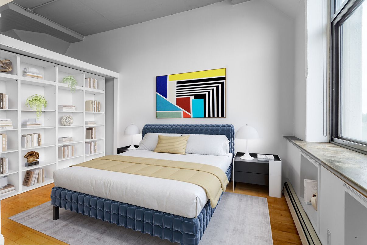 Bedroom, Interior, Wood Texture Flooring