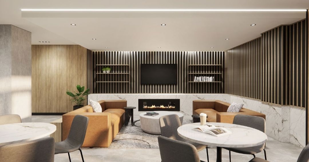 Fireplace, Interior, Living room, Recessed Lighting