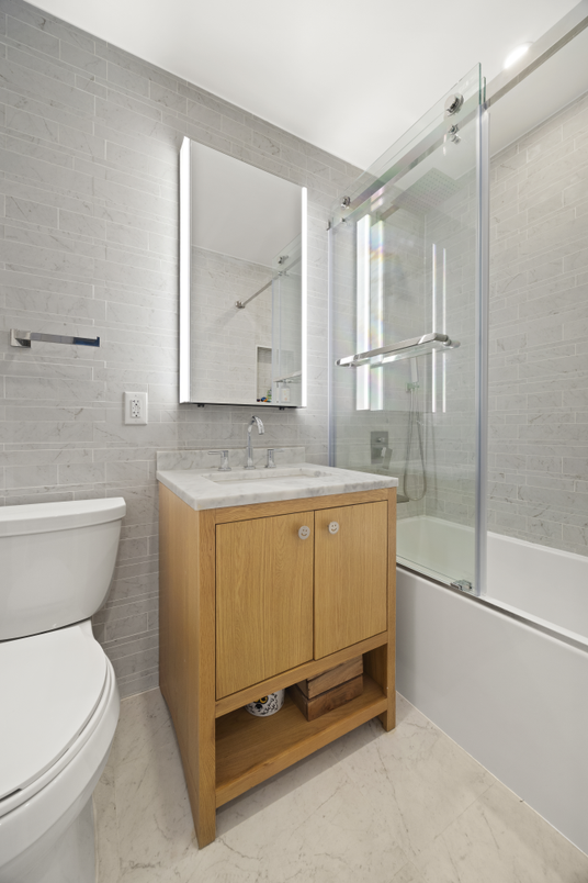 Bathroom, Glass Shower, Interior, Marble