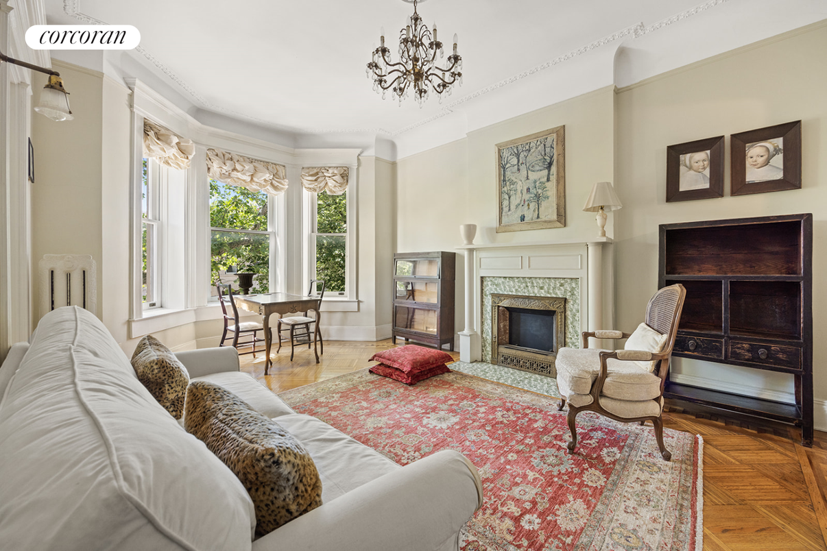 Chandelier, Dining room, Fireplace, Interior, Living room, Wood Texture Flooring