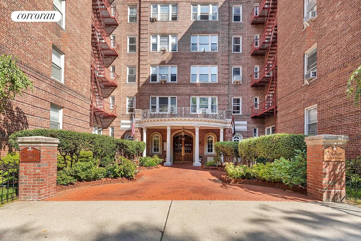 Exterior, Facade, Brick Facade, Condo Building