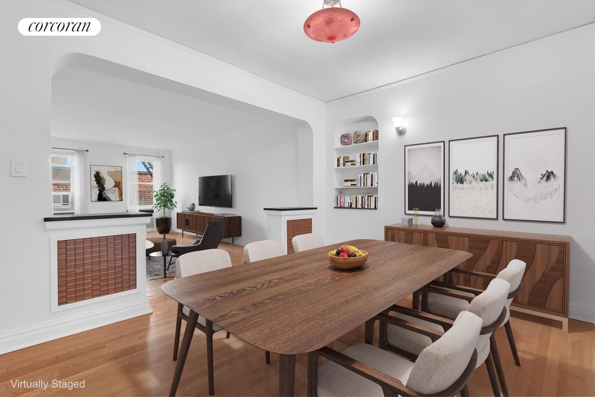 Dining room, Interior, Wood Texture Flooring
