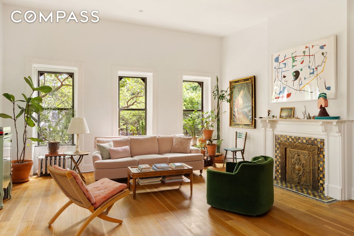 Fireplace, Interior, Living room, Wood Texture Flooring