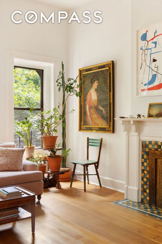 Fireplace, Interior, Wood Texture Flooring