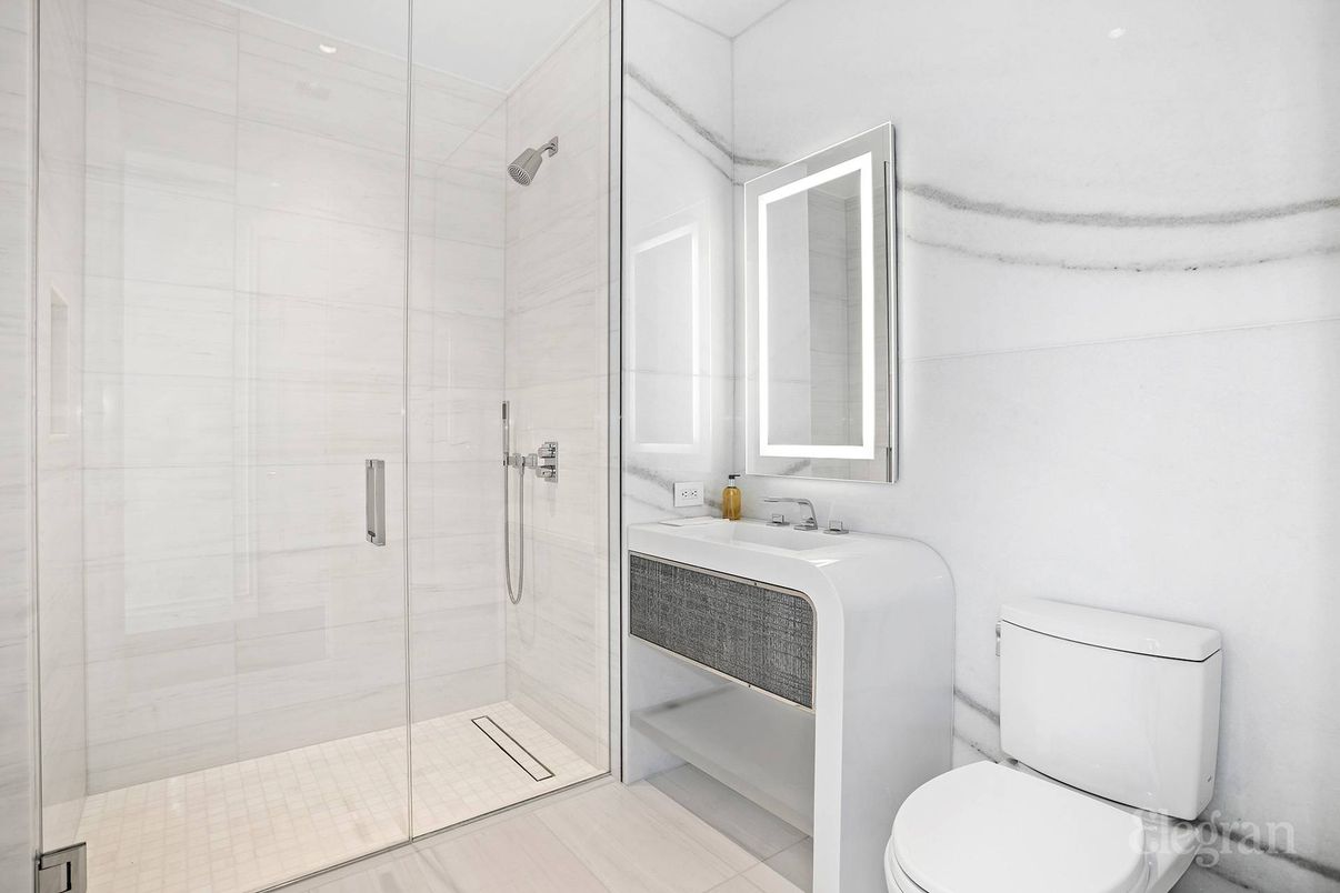 Bathroom, Glass Shower, Interior