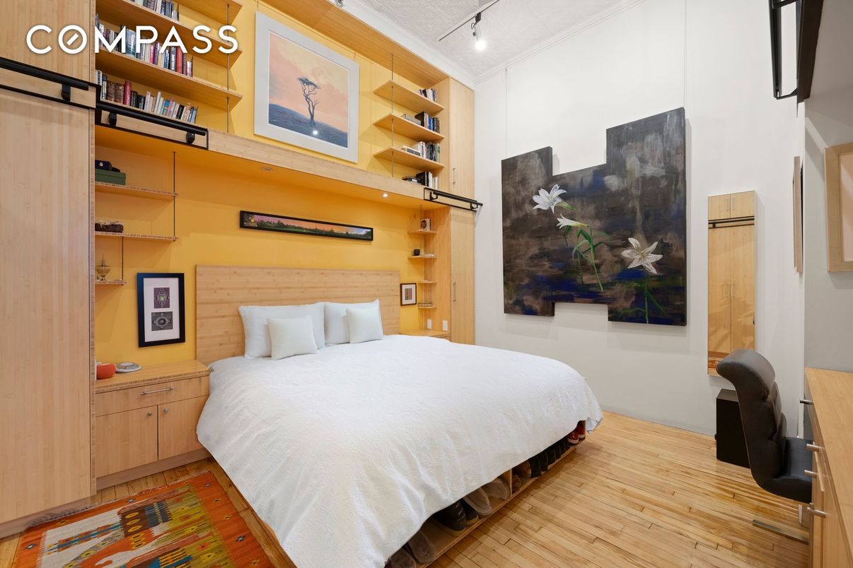 Bedroom, Interior, Wood Texture Flooring