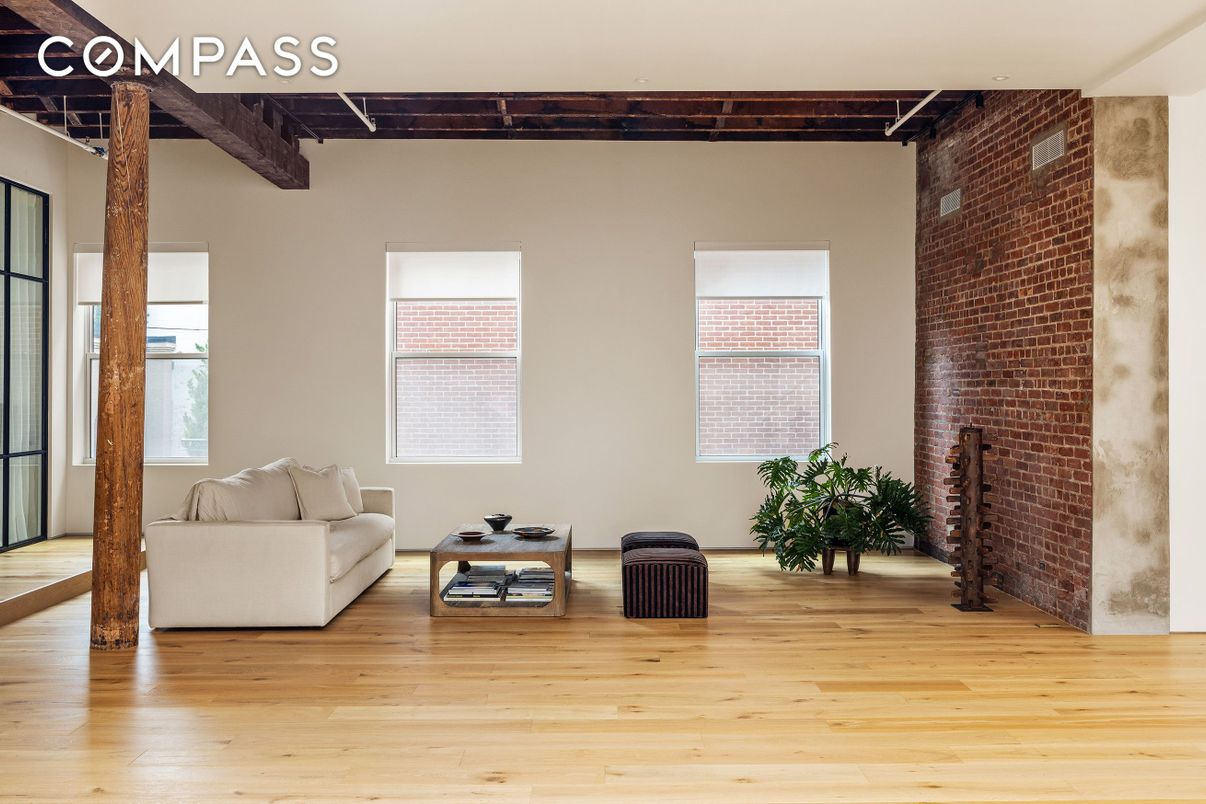 Interior, Living room, Stone Walls, Wooden Beams, Wood Texture Flooring