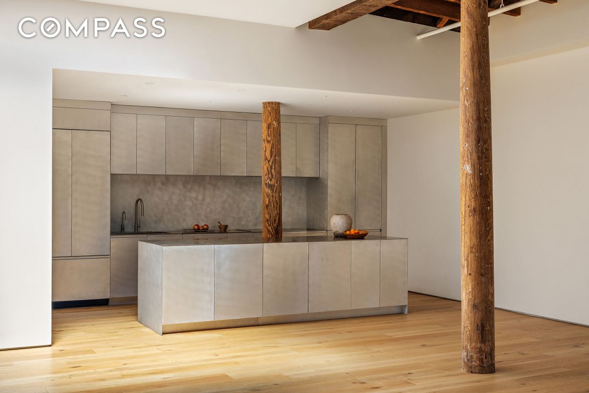 Interior, Kitchen, Wood Texture Flooring