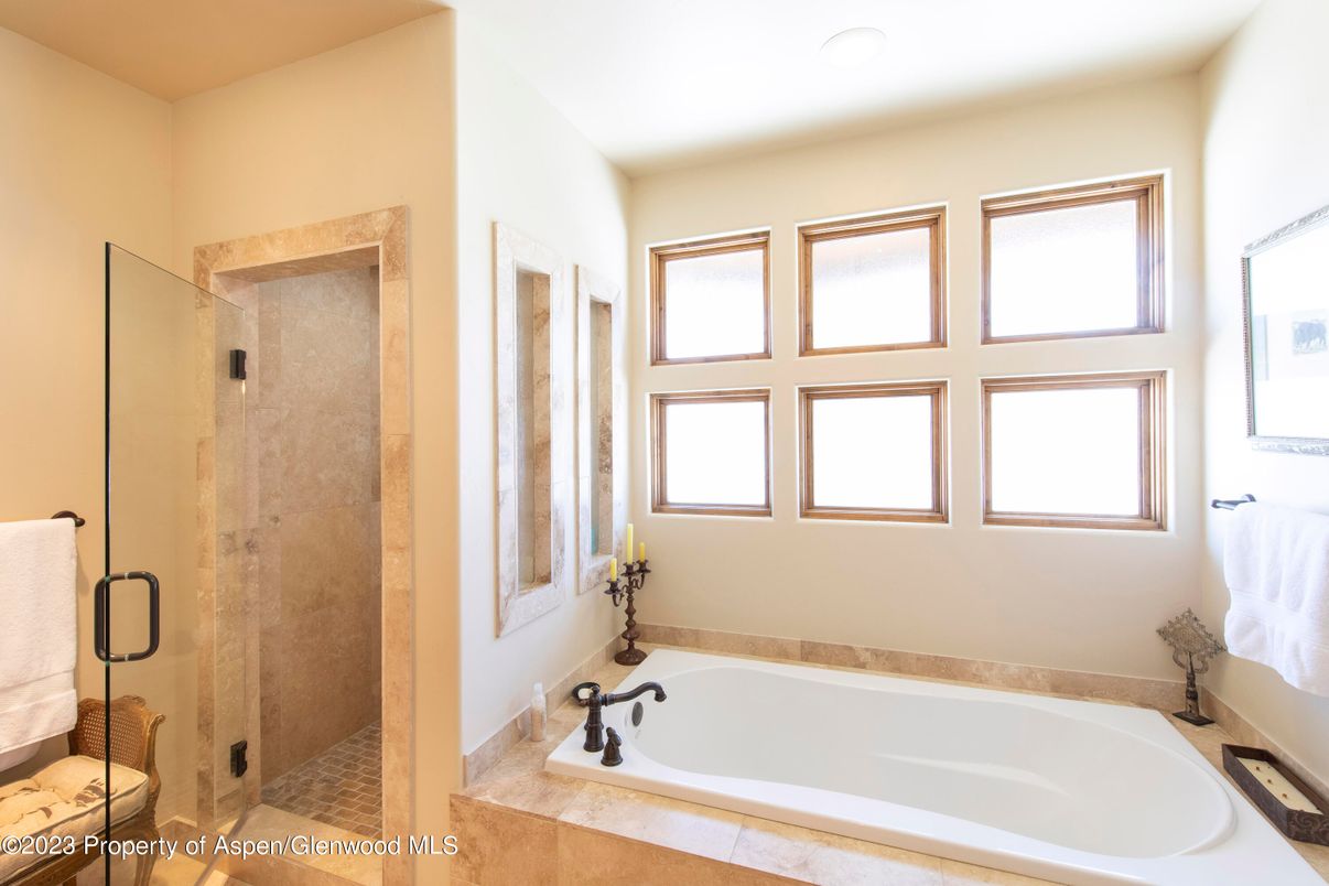 Bathroom, Glass Shower, Interior