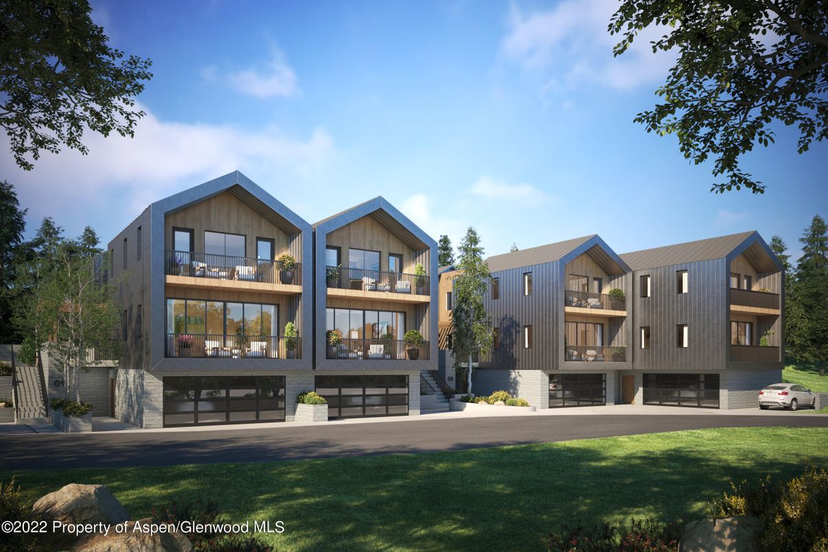 Attached, Exterior, Facade, Modern