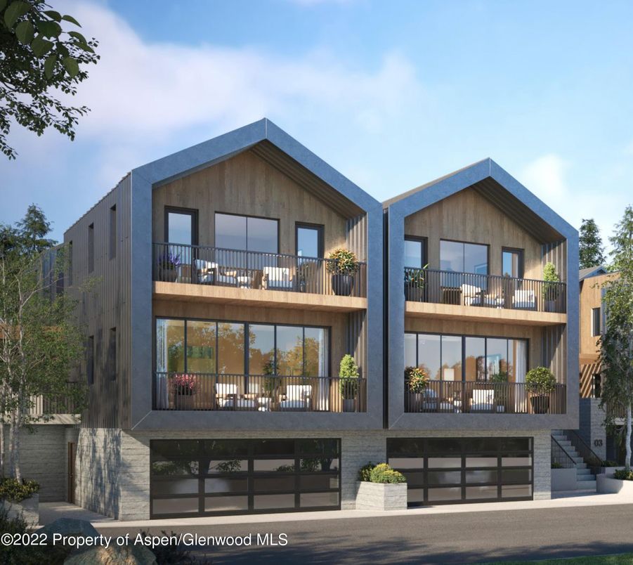 Attached, Exterior, Facade, Modern