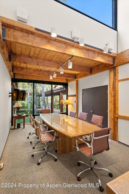 Home Office, Interior, Wooden Beams, Wooden Ceilings