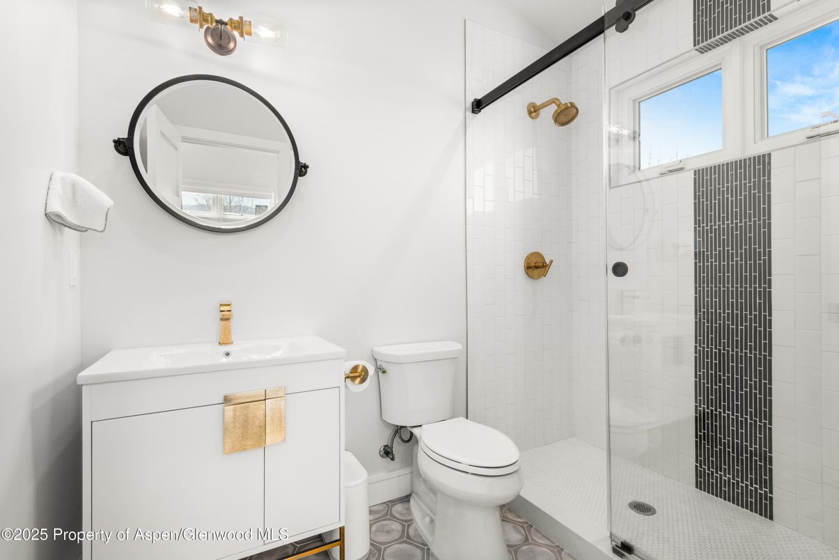 Bathroom, Glass Shower, Interior