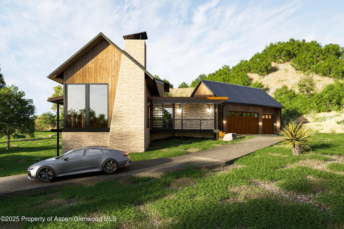 Backyard, Exterior, Facade, Modern